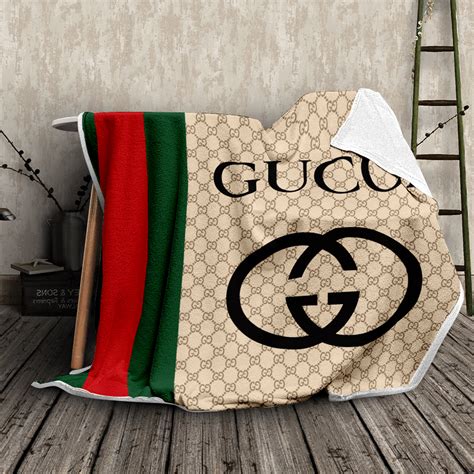gucci fleece blanket